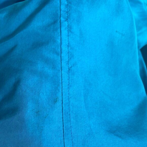 100% Silk Vtg 90s Bomber Jacket L - Picture 6 of 10